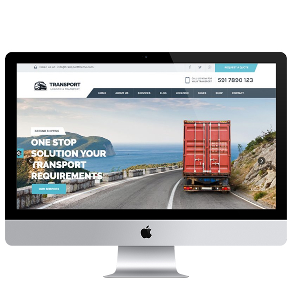 Diseño de páginas web para transportes y transportistas